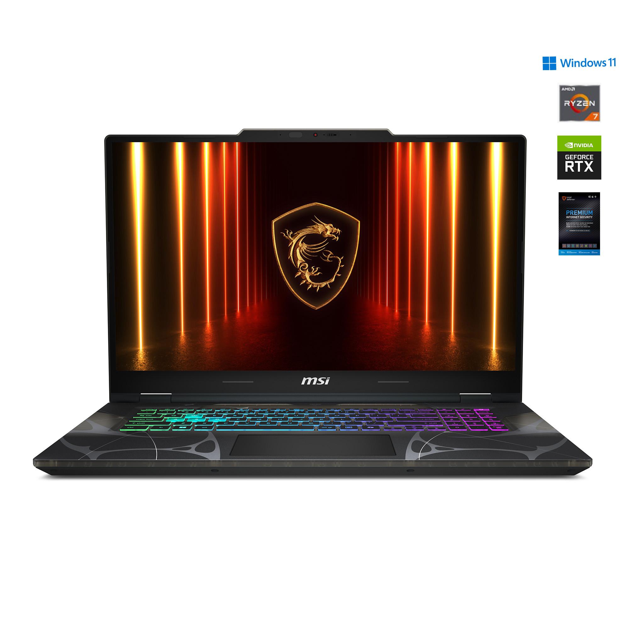 Rent to Own MSI 17.3”, Ryzen 7, 16GB, 1TB SSD, RTX 5050 Gaming
